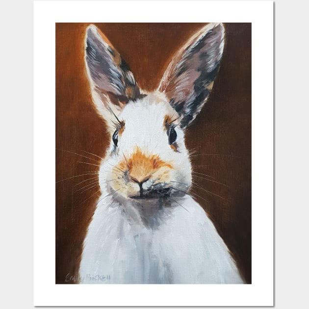 Booplesnoot - Rabbit painting Wall Art by EmilyBickell